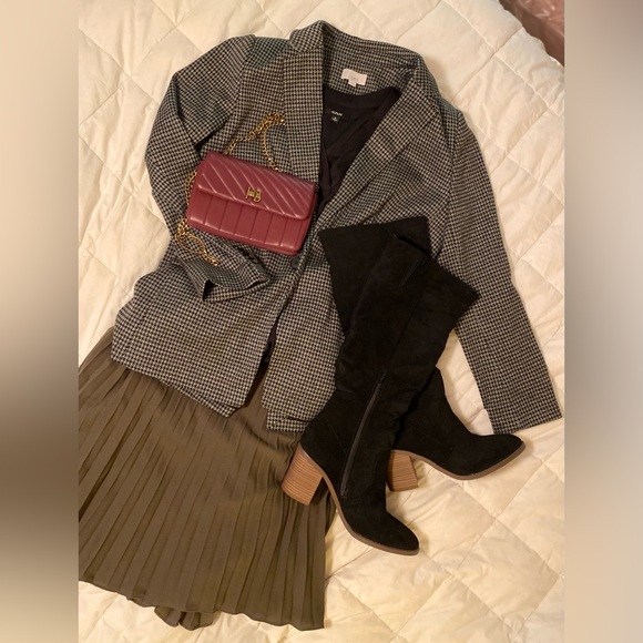 ✨NWOT LOFT Houndstooth Blazer Sz 12 AND Sz 14 - CUTE!! - Picture 15 of 16